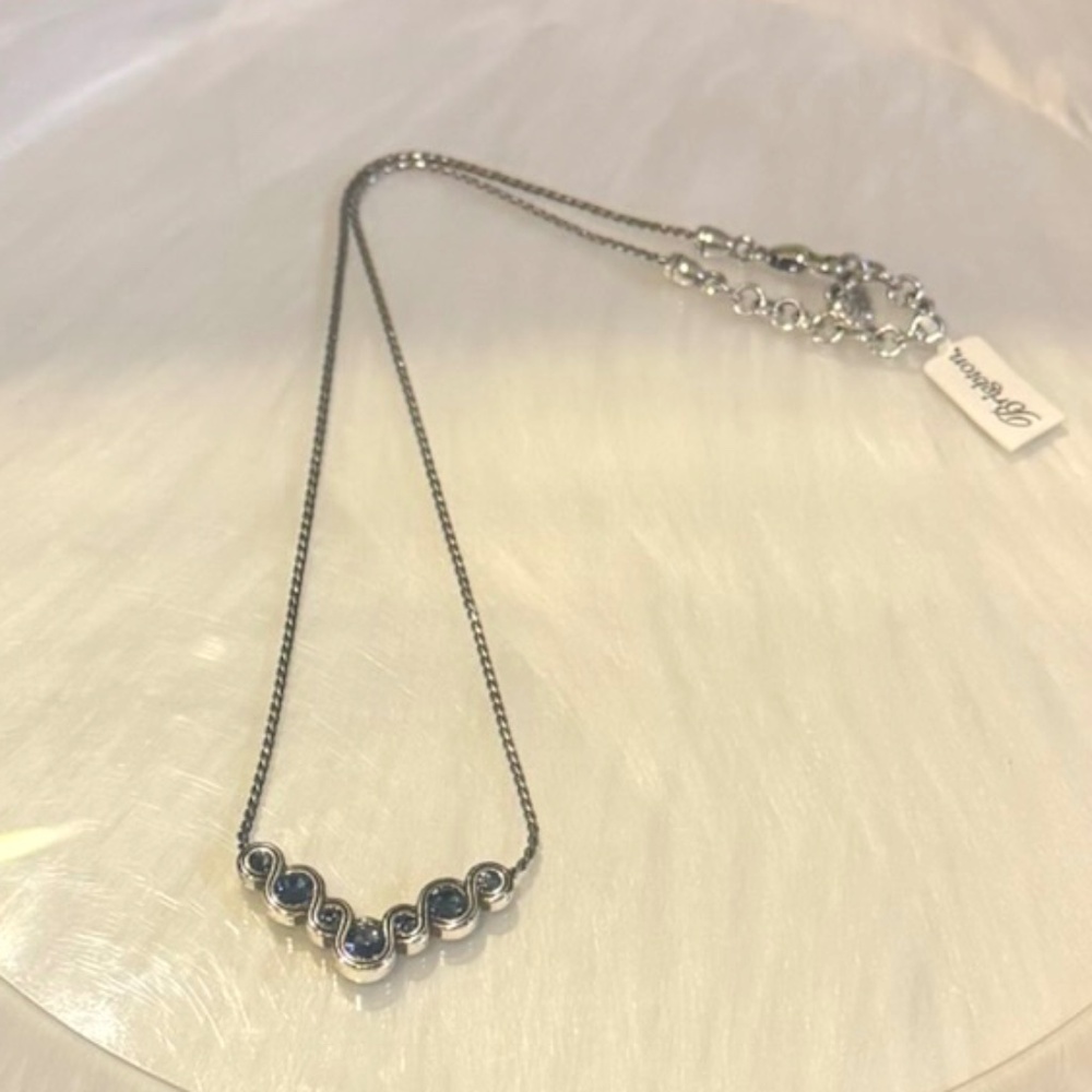 Brighton Blue Infinity Necklace NWT